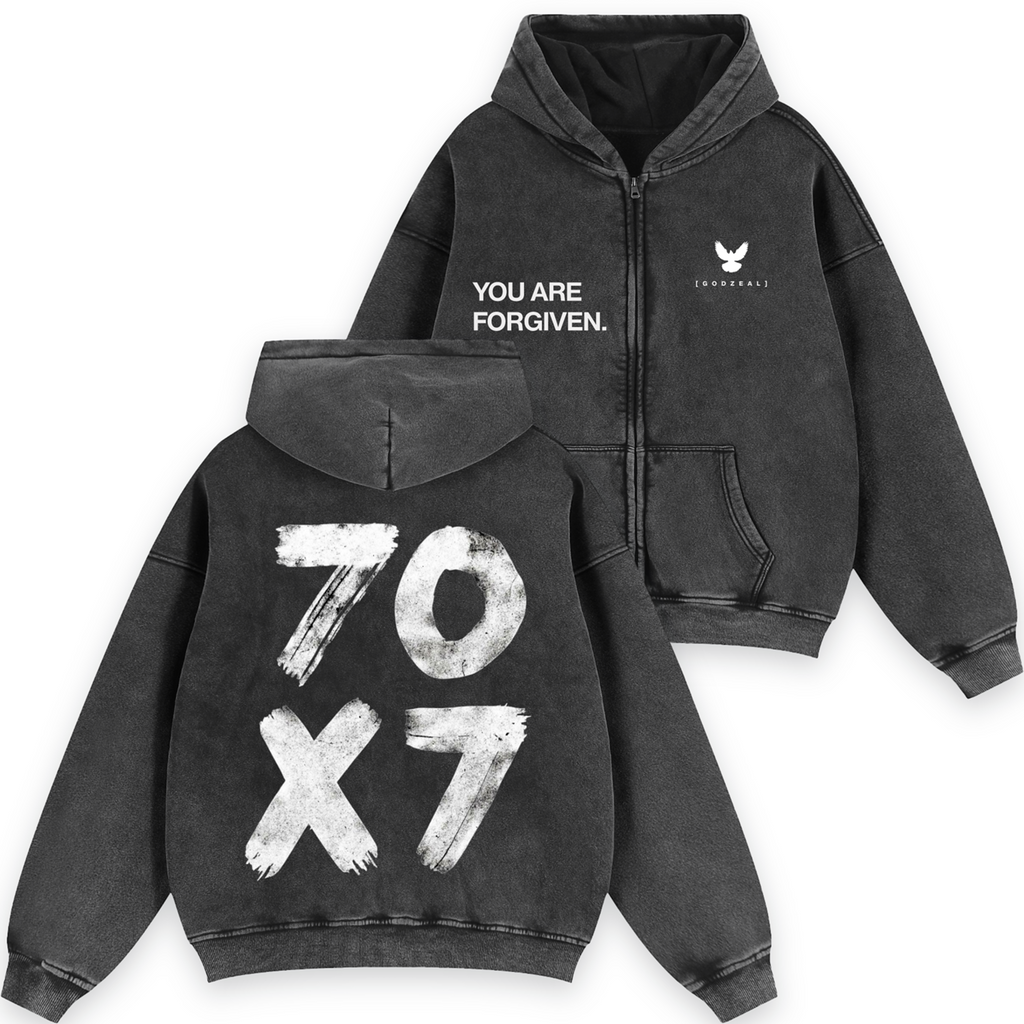 70x7 Forgiven Zip Hoodie
