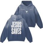 JESUS SAVES Sunfade Hoodie